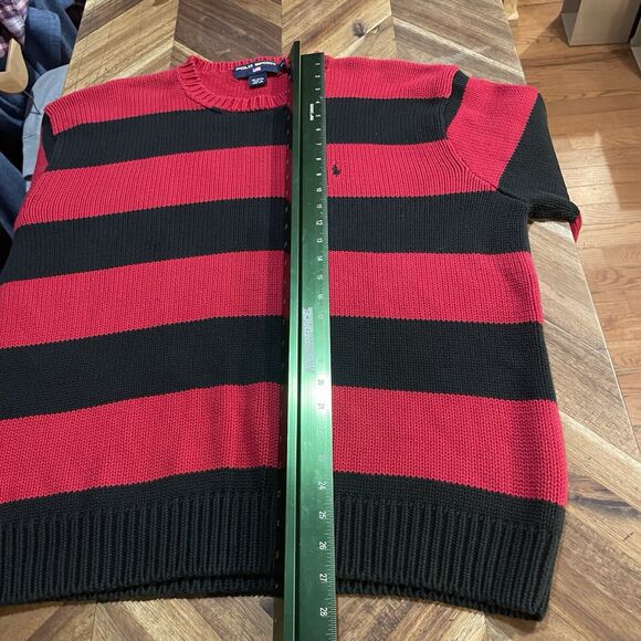 Polo Sport Ralph Lauren‎ Sweater Colorblock Stripe Vintage Y2K Nautical Mens XL - Picture 4 of 5